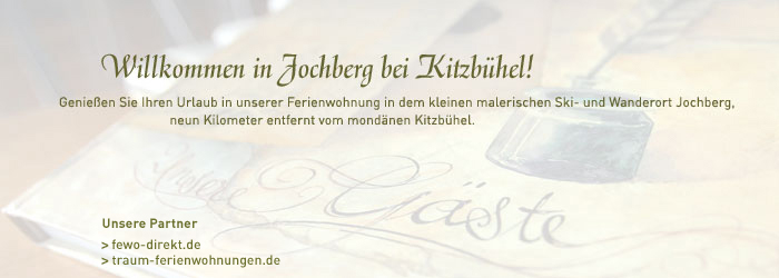 Willkommen in Jochberg bei Kitzbühel!